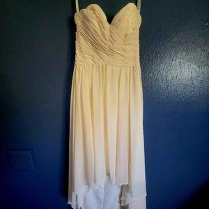 Morilee Yellow Sweetheart Dress